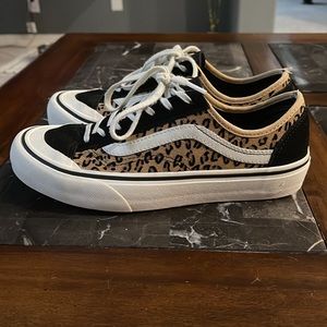 Vans leopard print sneakers!